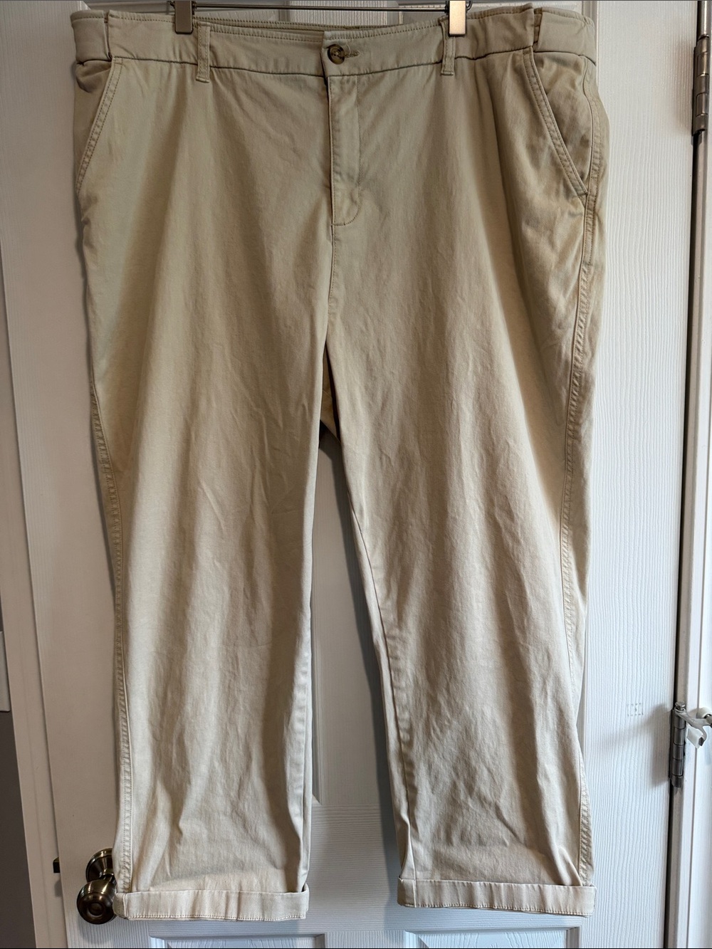 Coldwater Creek Woman’s  Hidden Stretch Waist  Khaki Chinos
